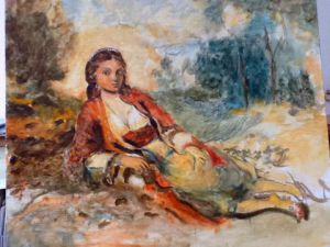 Voir le détail de cette oeuvre: Jeune berbere d'après Renoir
